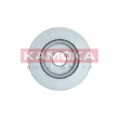 Jeu de 2 disques de frein avant KAMOKA 103572 - Visuel 2
