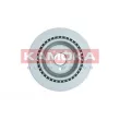Jeu de 2 disques de frein arrière KAMOKA 103573 - Visuel 2