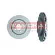 Jeu de 2 disques de frein arrière KAMOKA 103574 - Visuel 1