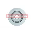 Jeu de 2 disques de frein arrière KAMOKA 103574 - Visuel 2