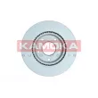 Jeu de 2 disques de frein avant KAMOKA 103575 - Visuel 2
