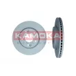 Jeu de 2 disques de frein avant KAMOKA 103578 - Visuel 1