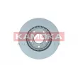 Jeu de 2 disques de frein avant KAMOKA 103578 - Visuel 2