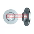 Jeu de 2 disques de frein avant KAMOKA 103580 - Visuel 1