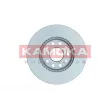 Jeu de 2 disques de frein avant KAMOKA 103583 - Visuel 2