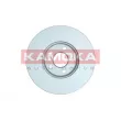 Jeu de 2 disques de frein avant KAMOKA 103585 - Visuel 2