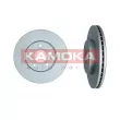Jeu de 2 disques de frein avant KAMOKA 103588 - Visuel 1