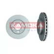 Jeu de 2 disques de frein avant KAMOKA 103589 - Visuel 1