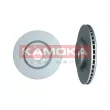Jeu de 2 disques de frein avant KAMOKA 103593 - Visuel 1