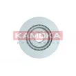 Jeu de 2 disques de frein avant KAMOKA 103596 - Visuel 2