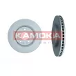 Jeu de 2 disques de frein avant KAMOKA 103599 - Visuel 1