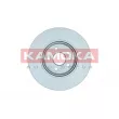 Jeu de 2 disques de frein avant KAMOKA 103600 - Visuel 2