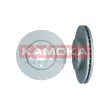 Jeu de 2 disques de frein avant KAMOKA 103602 - Visuel 1