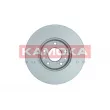 Jeu de 2 disques de frein avant KAMOKA 103603 - Visuel 2
