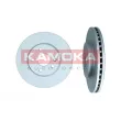 Jeu de 2 disques de frein avant KAMOKA 103604 - Visuel 1