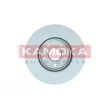 Jeu de 2 disques de frein avant KAMOKA 103604 - Visuel 2