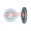 Jeu de 2 disques de frein avant KAMOKA 103605 - Visuel 1