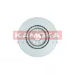 Jeu de 2 disques de frein avant KAMOKA 103607 - Visuel 2