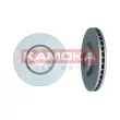 Jeu de 2 disques de frein avant KAMOKA 103612 - Visuel 1