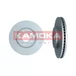 Jeu de 2 disques de frein avant KAMOKA 103613 - Visuel 1