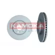 Jeu de 2 disques de frein avant KAMOKA 103615 - Visuel 1
