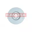 Jeu de 2 disques de frein avant KAMOKA 103616 - Visuel 2