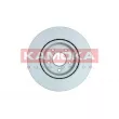 Jeu de 2 disques de frein avant KAMOKA 103618 - Visuel 2
