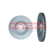 Jeu de 2 disques de frein arrière KAMOKA 103619 - Visuel 1