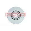 Jeu de 2 disques de frein avant KAMOKA 103623 - Visuel 2