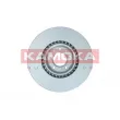 Jeu de 2 disques de frein avant KAMOKA 103627 - Visuel 2