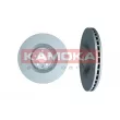 Jeu de 2 disques de frein avant KAMOKA 103628 - Visuel 1