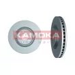 Jeu de 2 disques de frein avant KAMOKA 103634 - Visuel 1