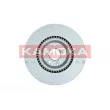 Jeu de 2 disques de frein avant KAMOKA 103634 - Visuel 2