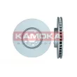 Disque de frein avant droit KAMOKA 103637 - Visuel 1