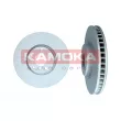 Disque de frein avant gauche KAMOKA 103638 - Visuel 1