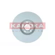 Disque de frein avant gauche KAMOKA 103638 - Visuel 2