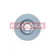 Jeu de 2 disques de frein avant KAMOKA 103639 - Visuel 2