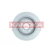 Jeu de 2 disques de frein arrière KAMOKA 103643 - Visuel 2