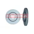 Jeu de 2 disques de frein avant KAMOKA 103644 - Visuel 1