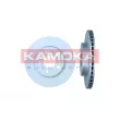 Jeu de 2 disques de frein avant KAMOKA 103648 - Visuel 2