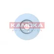 Jeu de 2 disques de frein avant KAMOKA 103661 - Visuel 1