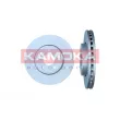Jeu de 2 disques de frein avant KAMOKA 103661 - Visuel 2