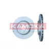 Jeu de 2 disques de frein arrière KAMOKA 103664 - Visuel 2