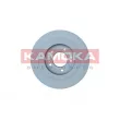 Jeu de 2 disques de frein arrière KAMOKA 103666 - Visuel 2