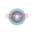 Jeu de 2 disques de frein arrière KAMOKA 103670 - Visuel 2