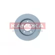 Jeu de 2 disques de frein arrière KAMOKA 103671 - Visuel 2