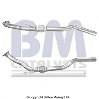 Tuyau d'échappement BM CATALYSTS BM70614