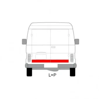 Porte arrière BLIC 6508-01-9560150P