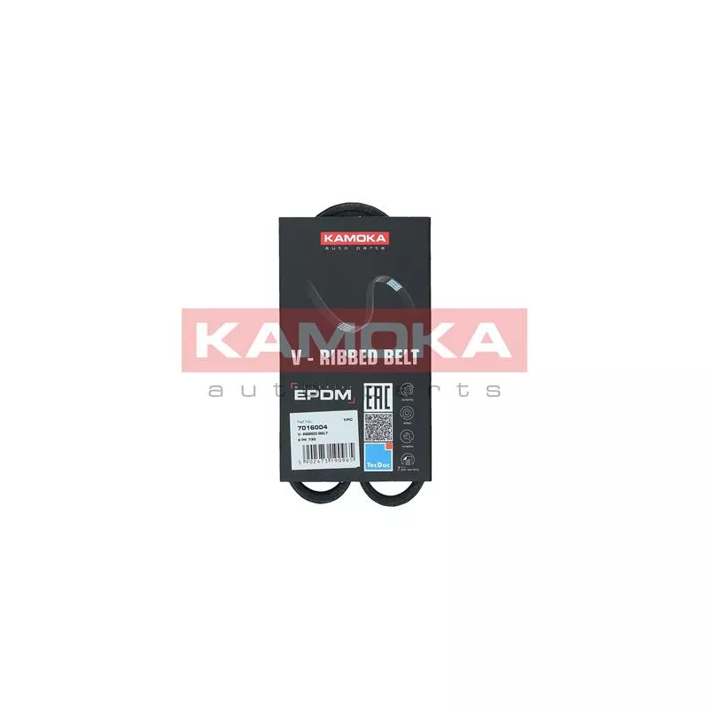 Courroie trapézoïdale à nervures KAMOKA 7016004