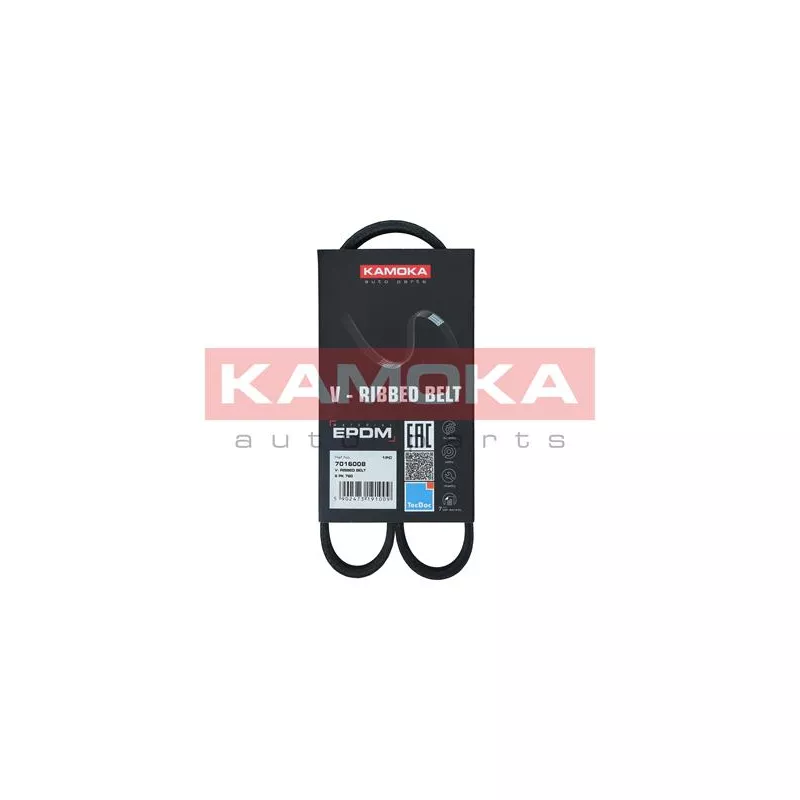 Courroie trapézoïdale à nervures KAMOKA 7016008